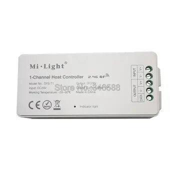 Milight SYS-T1 1-Канален хост контролер DC24V 15A 2.4 G с безжичен горивото и приложение за серията продукти Mi.light SYS