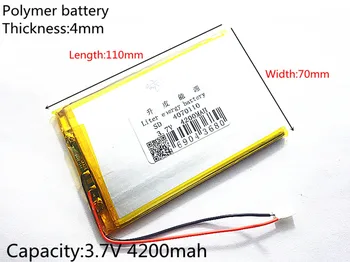 най-добрият батерия марка Размер 4070110 3,7 На 4200 mah Литиево-полимерна Батерия с Защитна цена За 7-инчов Таблет Ainol Aurora