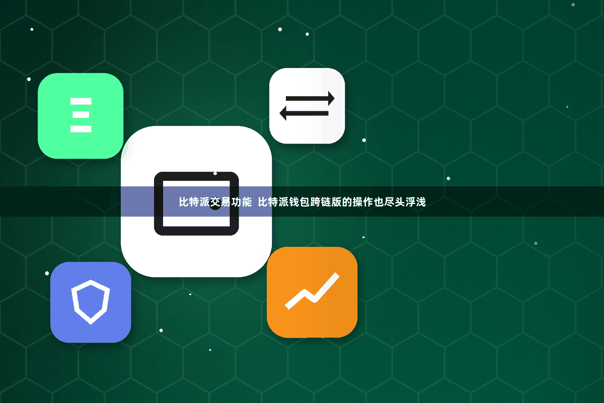 比特派交易功能  比特派钱包跨链版的操作也尽头浮浅